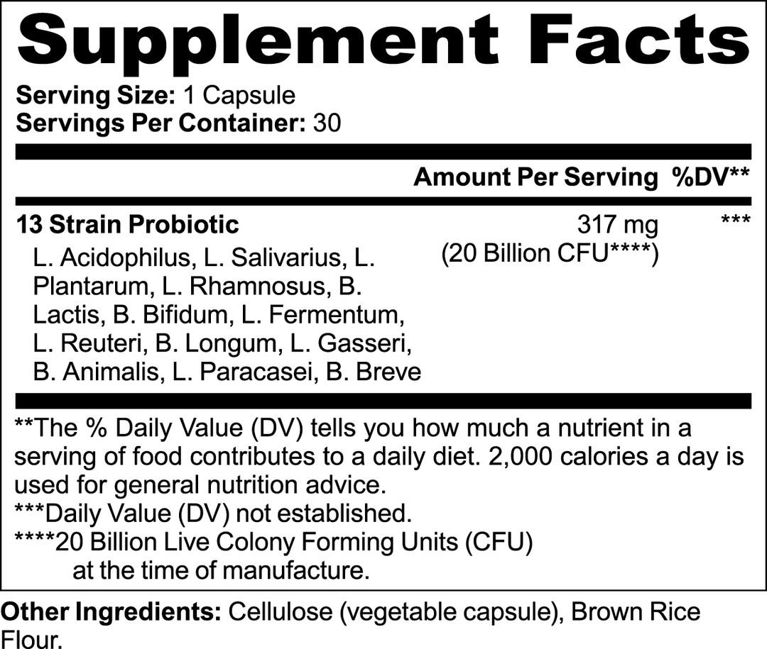 ELEVATE Gut Balance Probiotic 20 Billion
